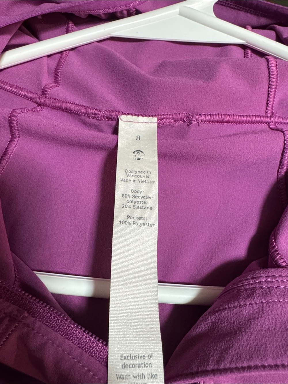 Lululemon Magenta Mist Over Windbreaker Running Jacket - Picture 4 of 11